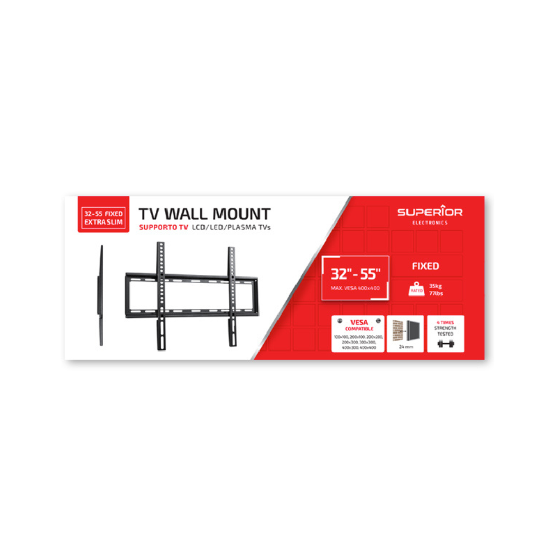 Supporto TV  SUPERIOR 32-55 Fixed Extra Slim SUPSTV004