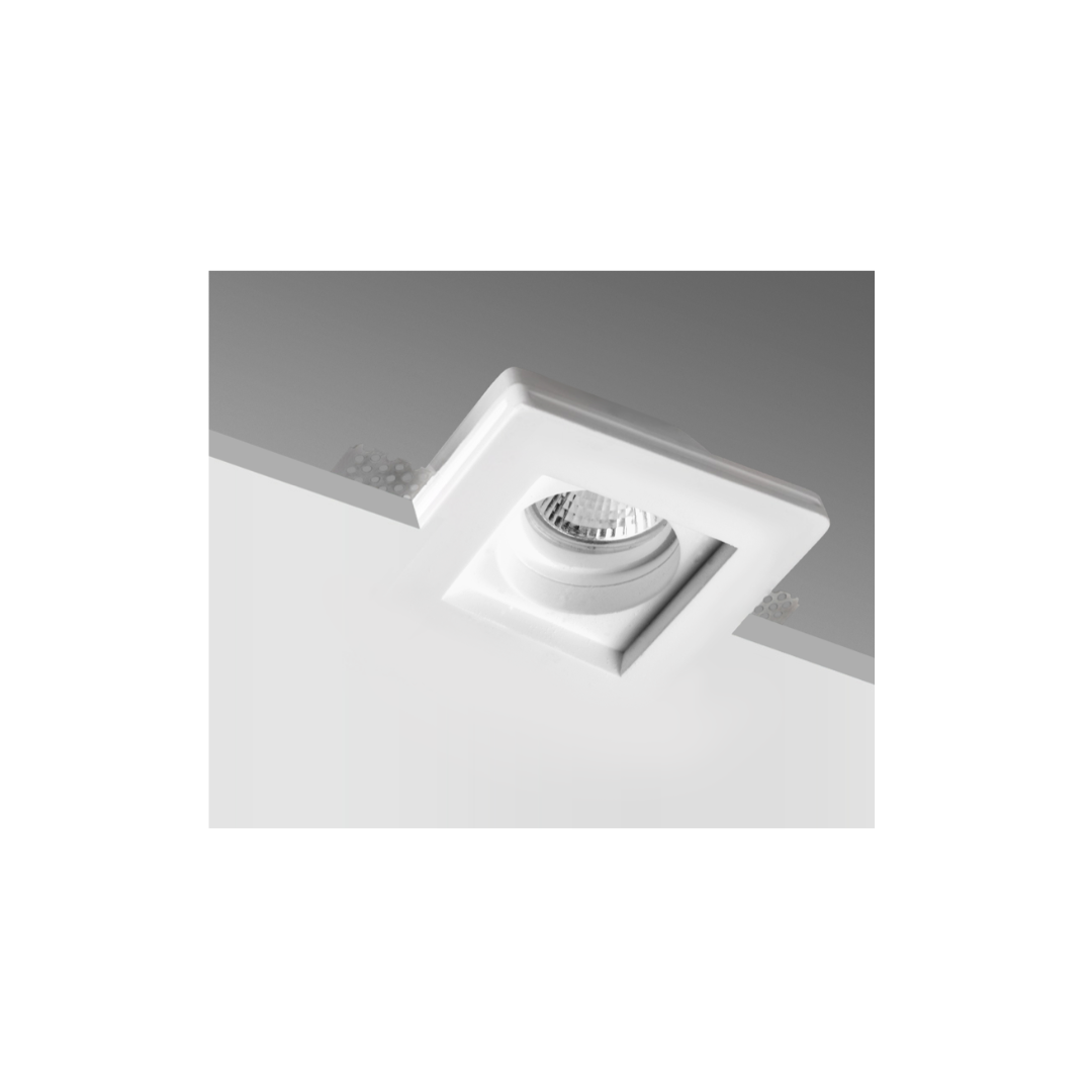 Faretto Incasso in Gesso a Scomparsa Century JESSY-SQ100 Square
