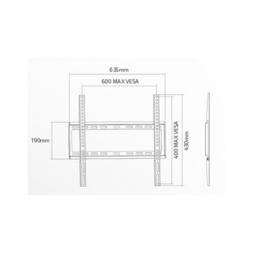 Supporto TV 37-80 Fixed Extra Slim