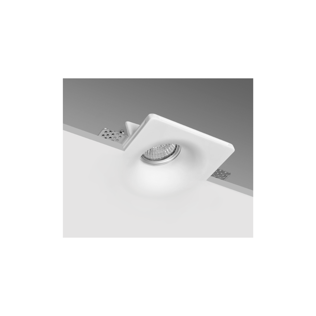 DOWNLIGHT GESSO EFF. TONDO 120x120x45 - GU10