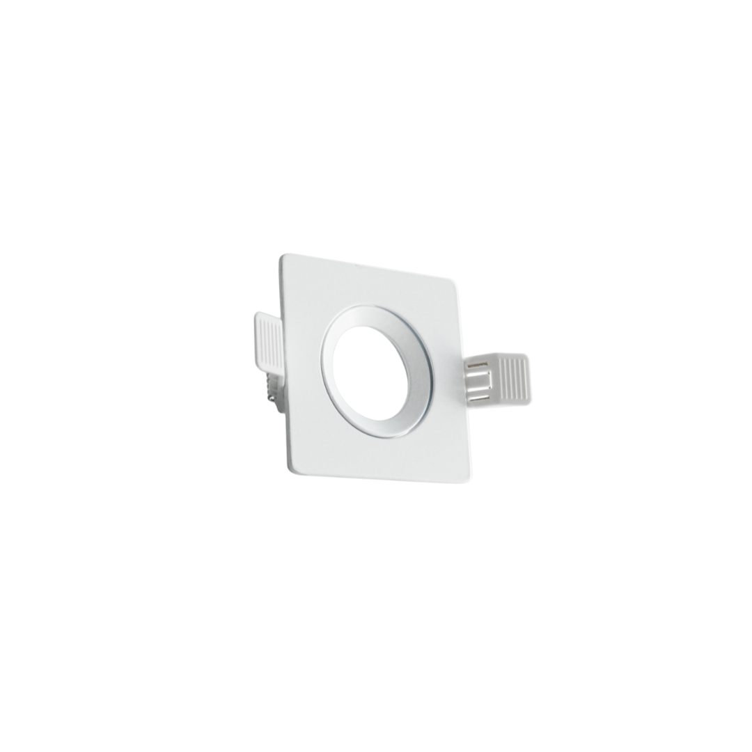 SUPP.INC. GU10 KLAK SQUARE -  ORIENT.diam. 50mm - BIANCO