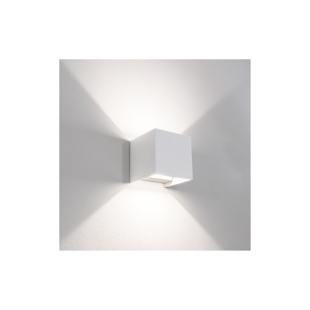 APPLIQUE LED UPDOWN QUADRATO BIANCO 10W - 3000K-4000K-6500K - 800 Lm - IP65