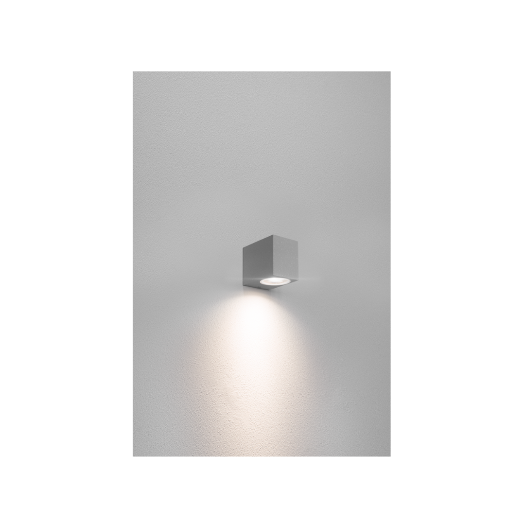 APPLIQUE LED AXO QUADRATA MONODIREZ. GRIGIA - GU10 - IP54