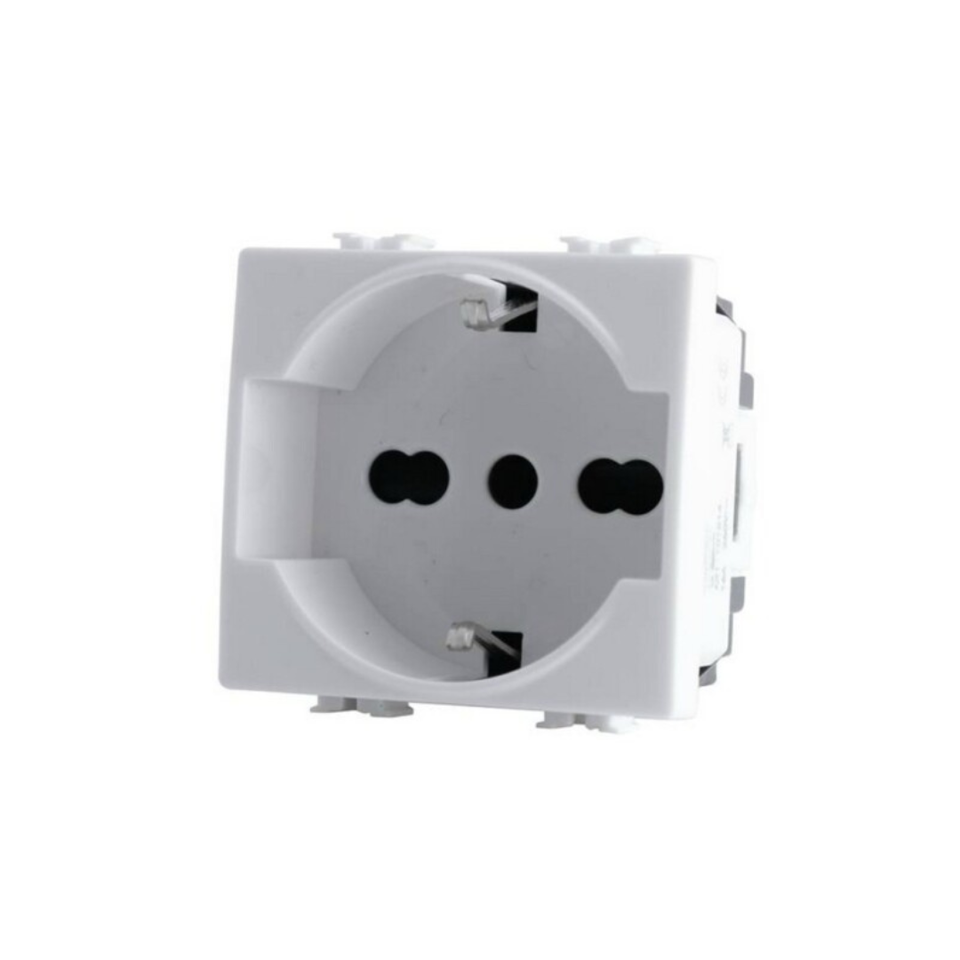 Presa Schuko UNEL Mapam JOY 514B Compatibile BTicino Matix