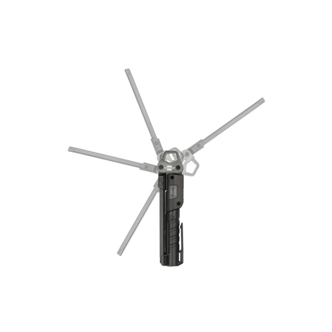 Lampada portatile ricaricabile Brennenstuhl HL 400 AC – 400 lm + spot + luce posteriore, design pieghevole