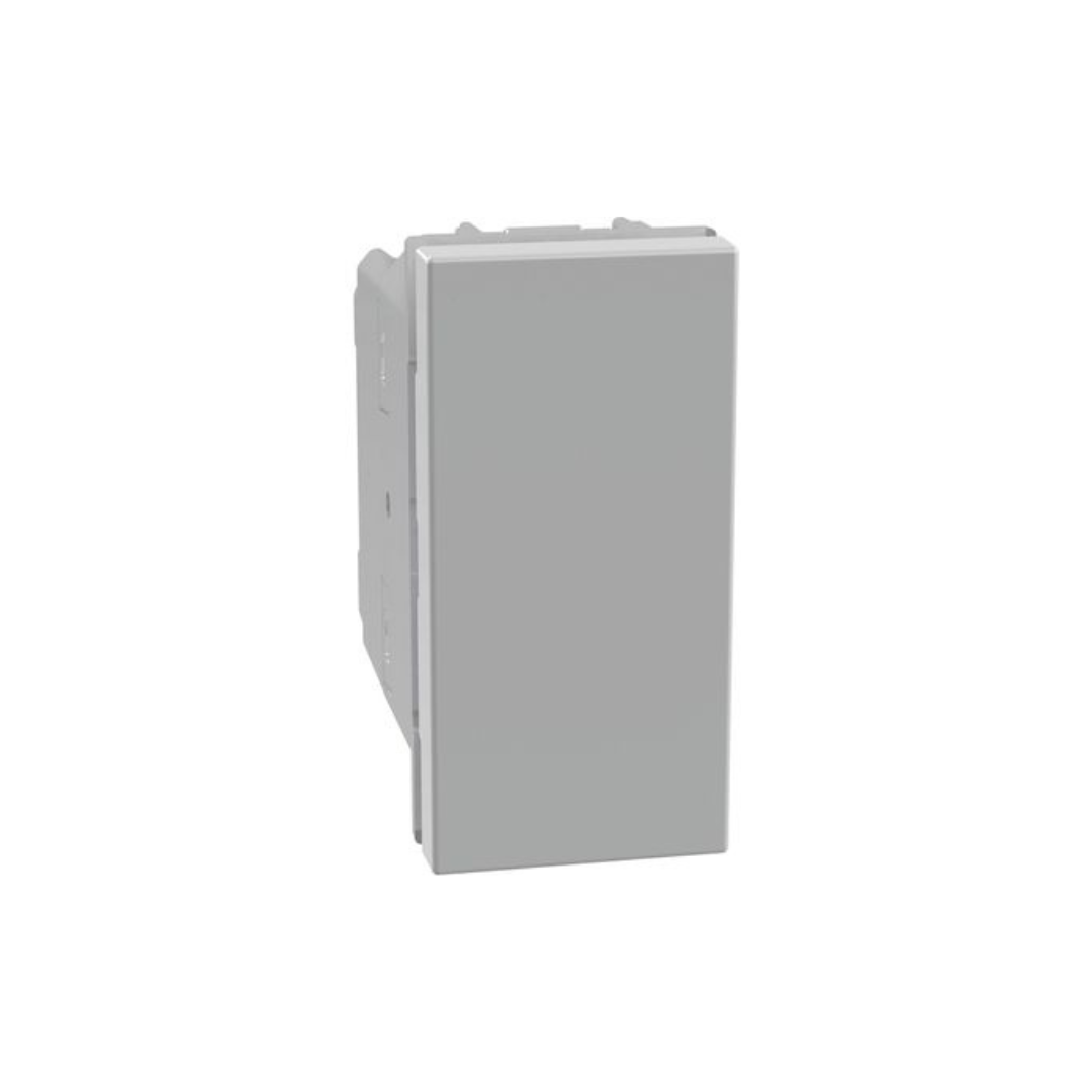 Interruttore Unipolare Bticino Matixgo 1P 10 AX 1 Modulo – Assiale Grigio JG4051