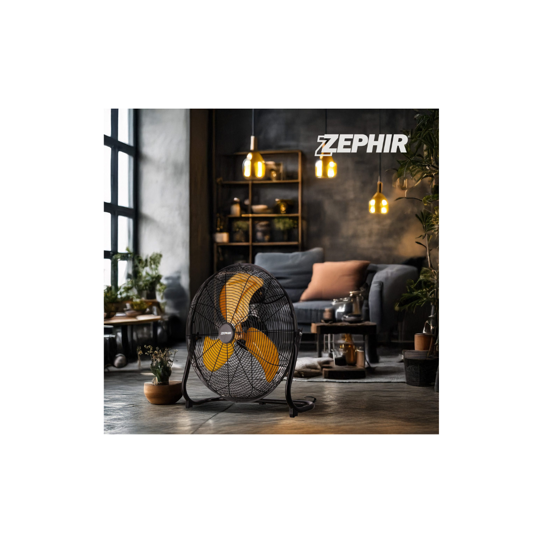 VENTILATORE INDUSTRIALE DA PAVIMENTO CROMATO – PF45CRN