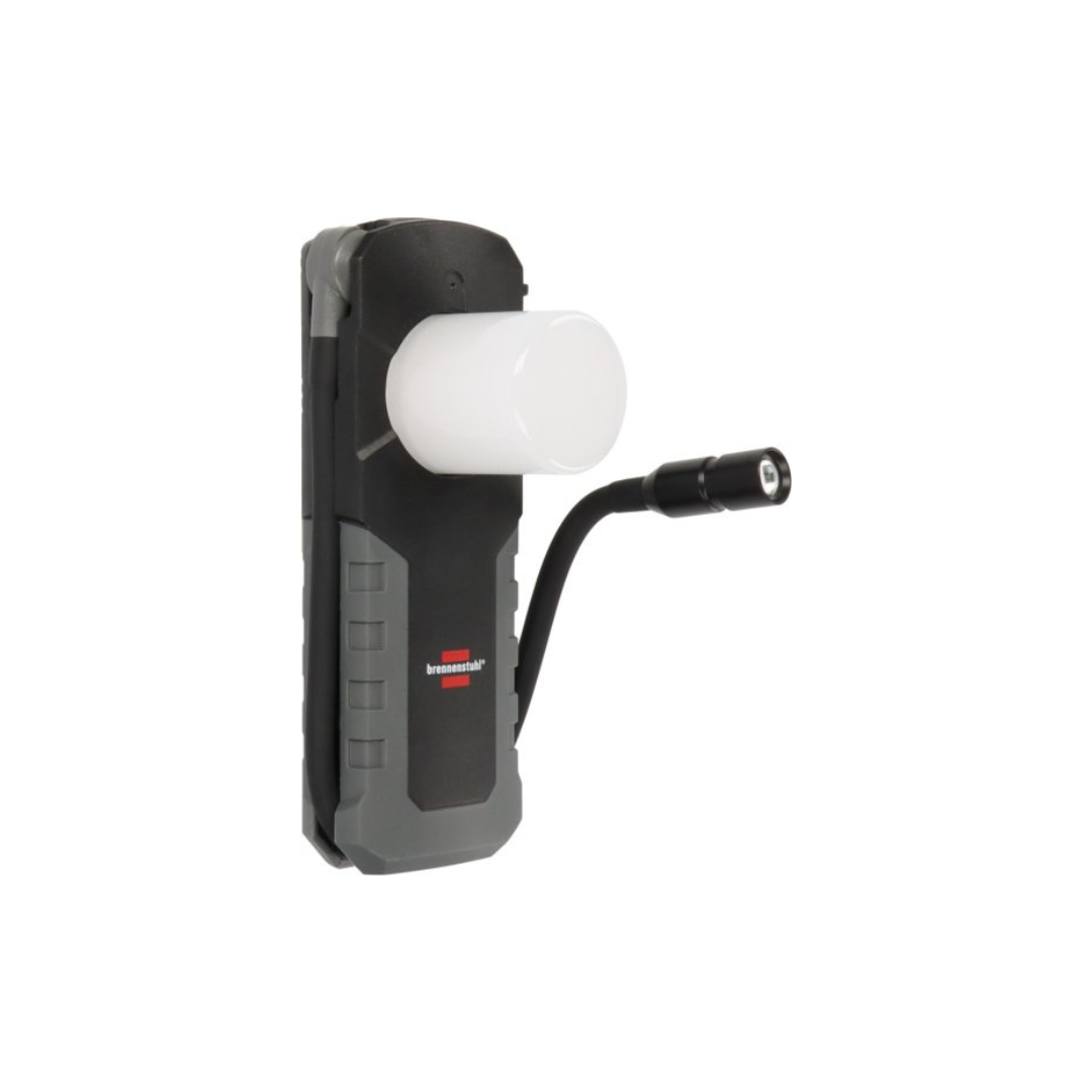 Lampada portatile ricaricabile Brennenstuhl HL 1000 ACW – 1000 lm + 380 lm, IP54, magnete e gancio 360°