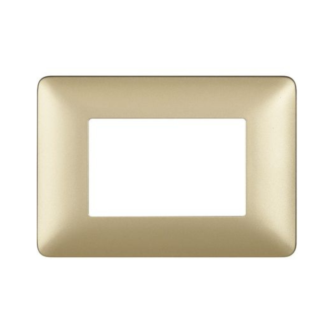 Placca Bticino  Matix 3 moduli gold AM4803MGL