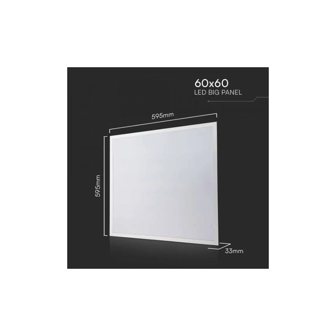 Pannello LED 40W 120LM/W da Incasso con Driver Philips Esterno Incluso 600x600mm Bianco 4000K