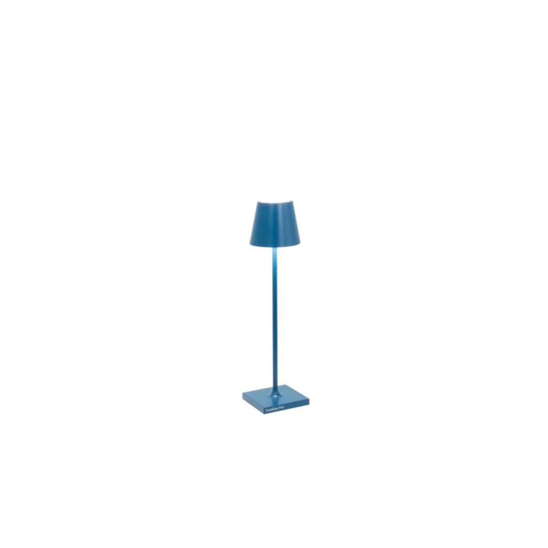 Poldina micro lampada da tavolo Blu Capri LD0490K3