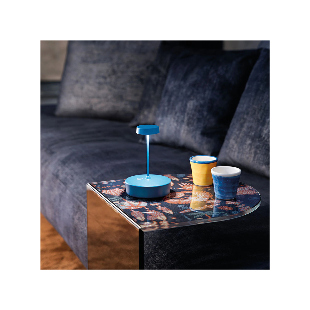 Swap mini lampada da tavolo Blu Capri LD1011K3