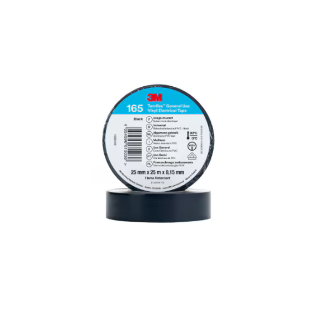 Nastro isolante 25x25 mm Nero 3m 7100184820