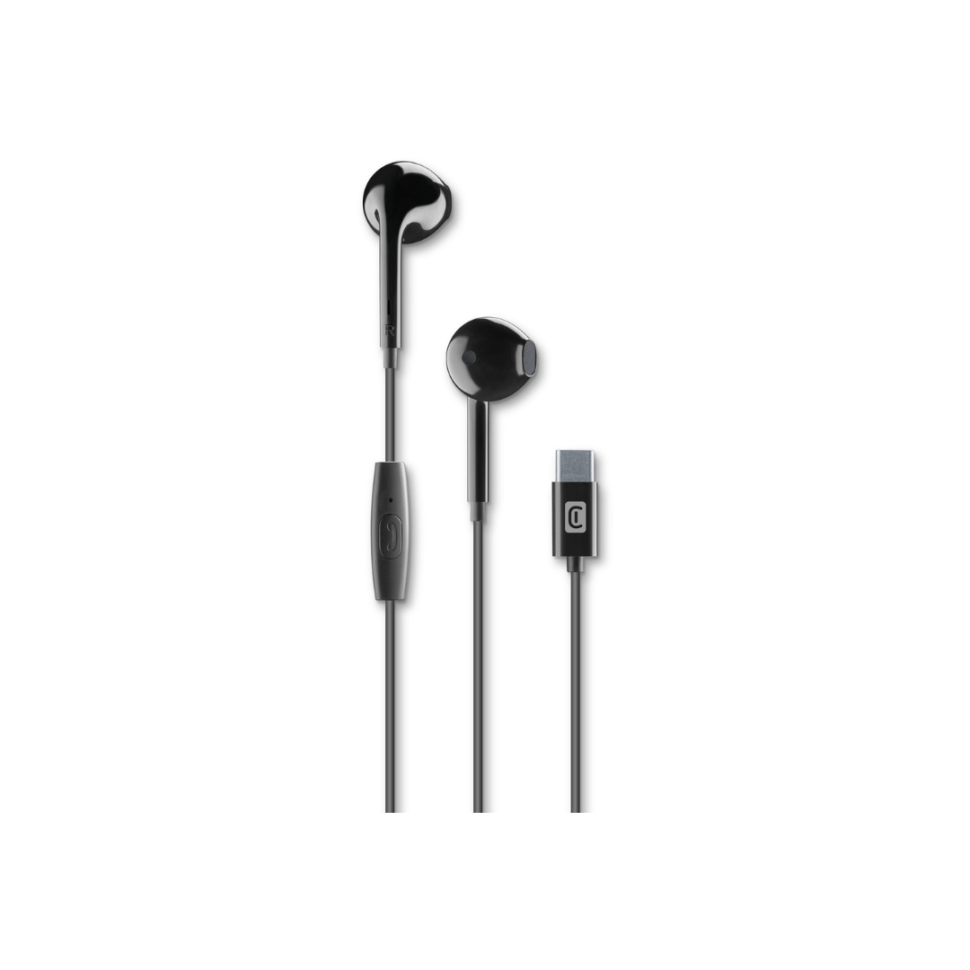 Auricolare USB-C stereo in-ear con microfono Cellularline