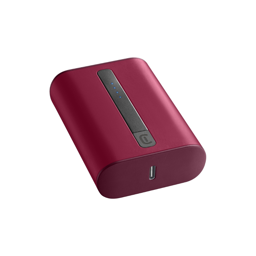 Powerbank Thunder 10000 rosso Cellularline