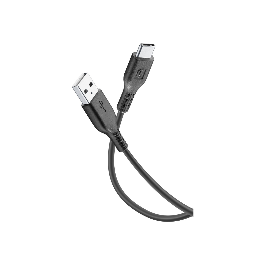 Cavetto usb-c 120cm nero Cellularline
