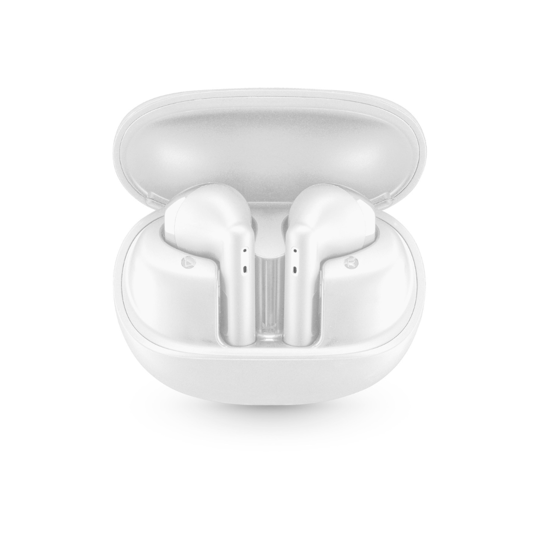 Auricolari Wireless Cellularline BTMUTETWSW con ENC e Custodia di Ricarica