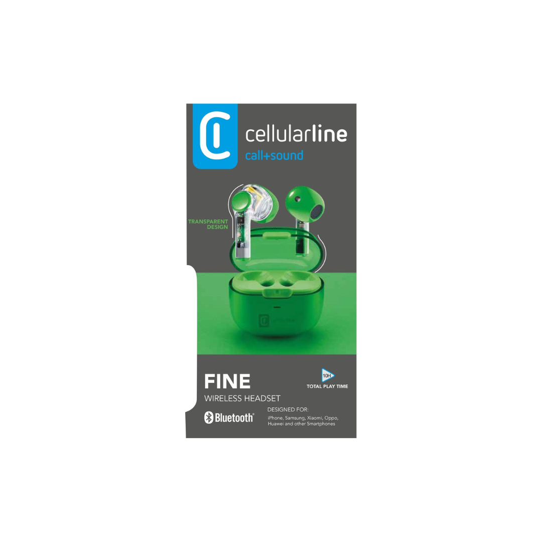 Auricolari Bluetooth® dal design originale, verde , Cellularline