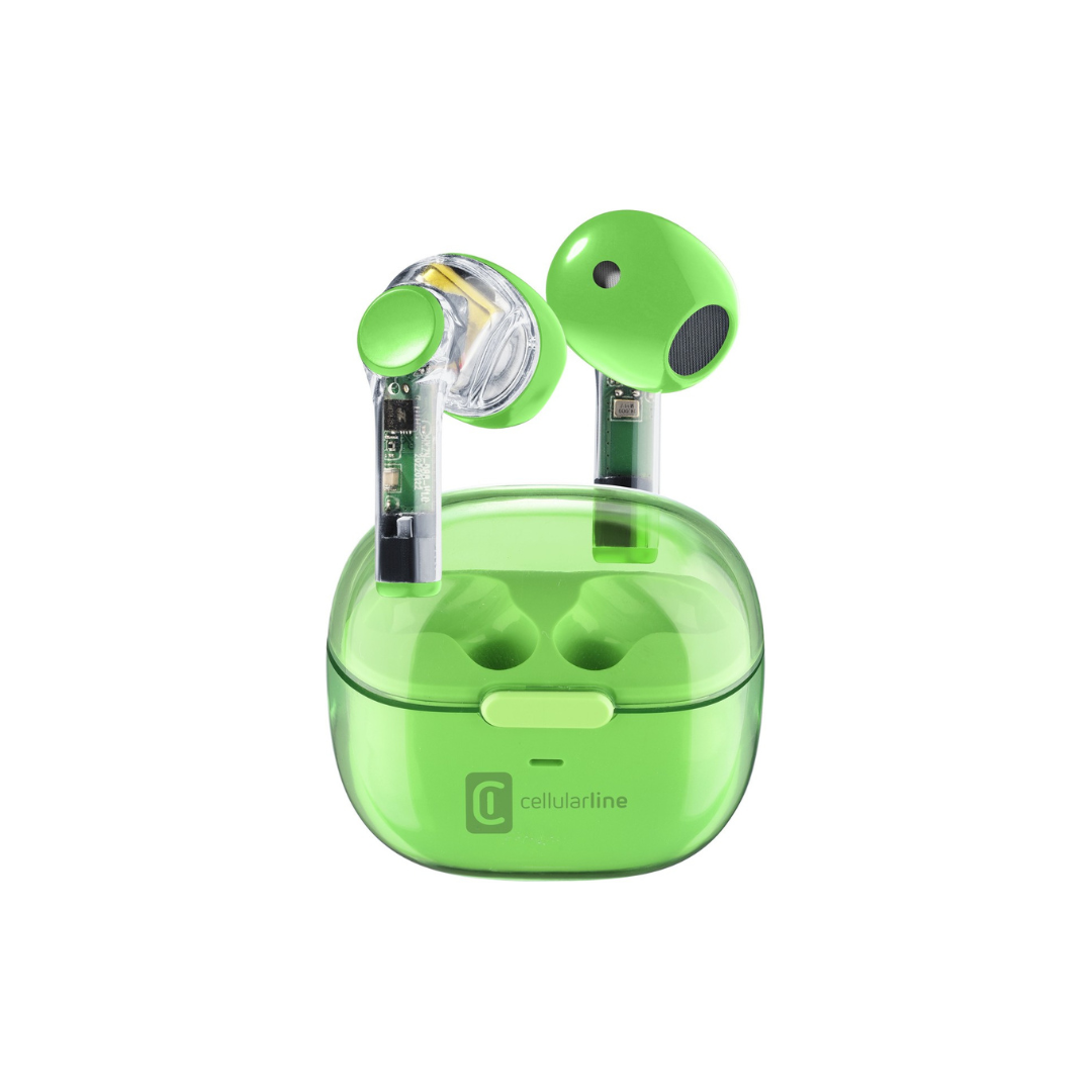 Auricolari Bluetooth® dal design originale, verde , Cellularline