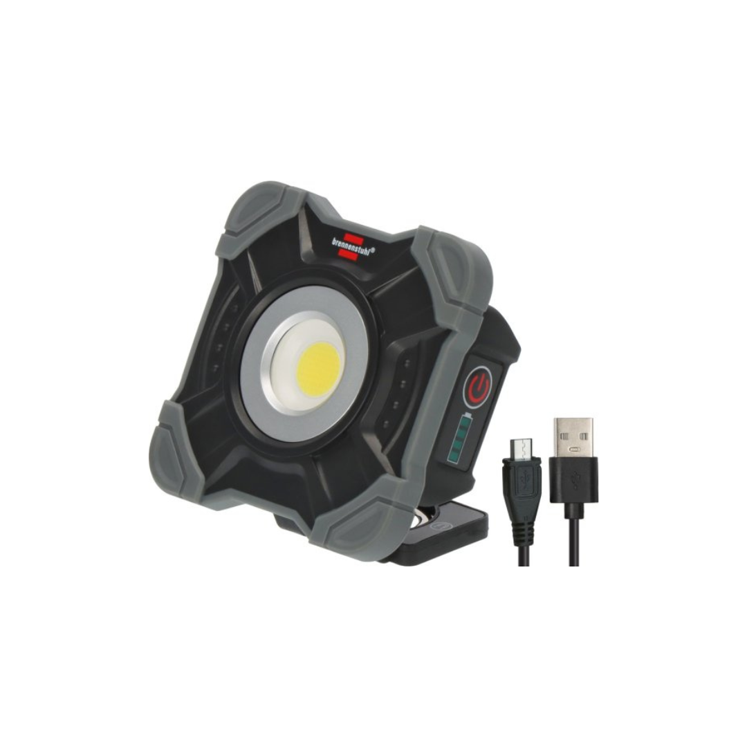 Proiettore LED ricaricabile Brennenstuhl SH 1000 MA – 1000 lm, IP54, luce da lavoro compattabile