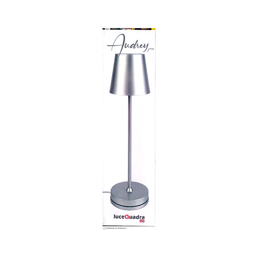 AUDREY PRO LAMPADA TAVOLO BASE RICARICA