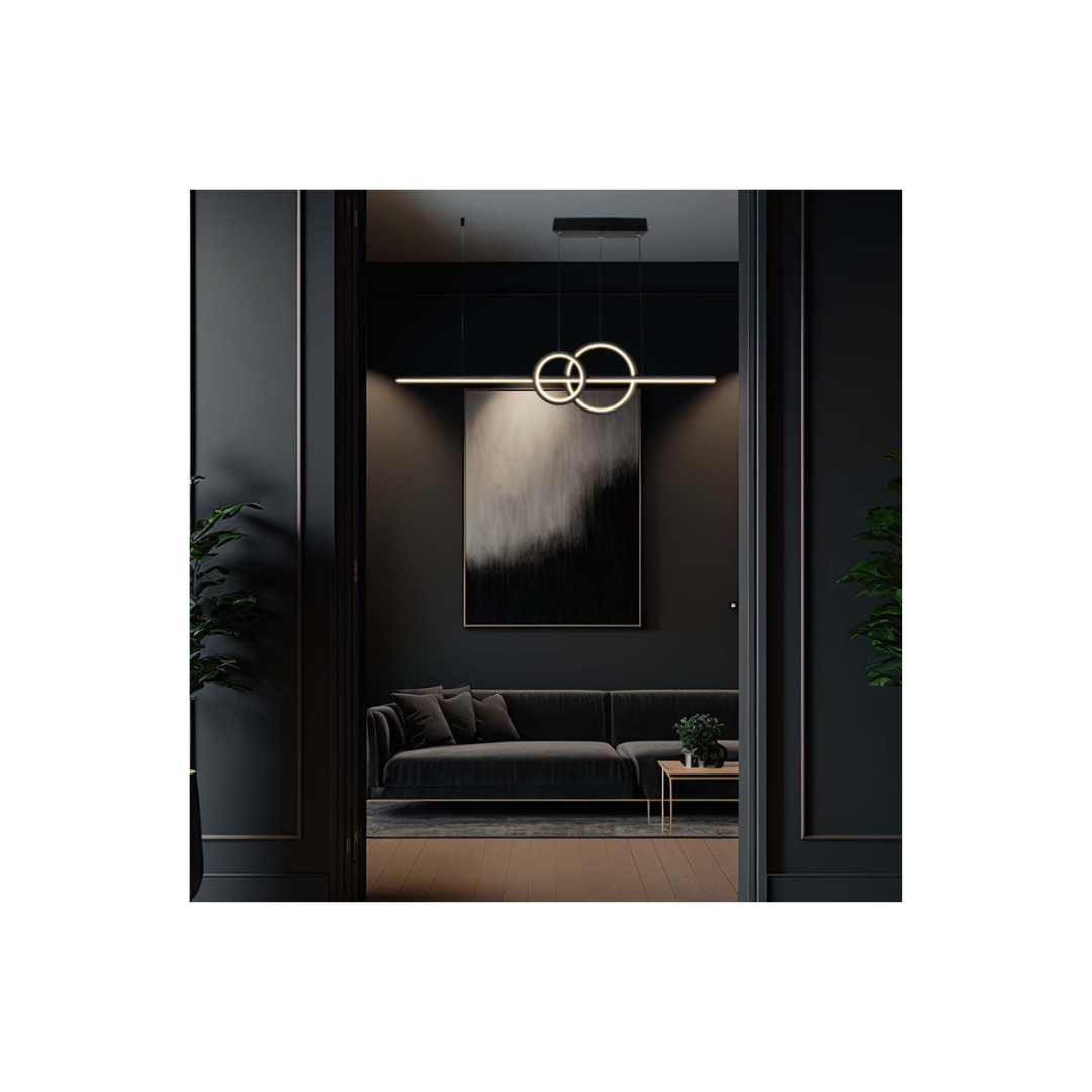 Lampadario LED a Sospensione V‑TAC 15 W 3in1 Nero 4000 K – Modello 6935