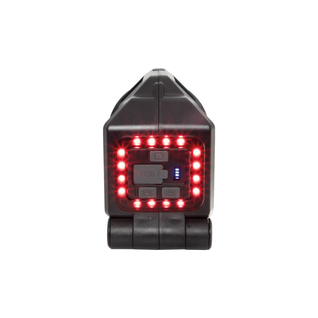 Lampada portatile ricaricabile a LED Brennenstuhl HL 2400 – 2400 lm + 360 lm, IP44, luce da lavoro con power bank USB-C