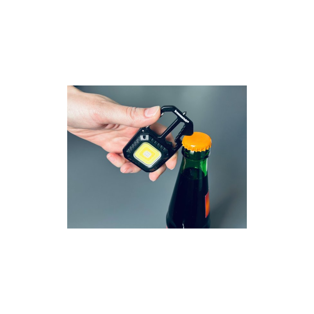 Brennenstuhl MTL 600 A – Mini Torcia LED Ricaricabile 600 lm con 7 Modalità, Multi-Strumento