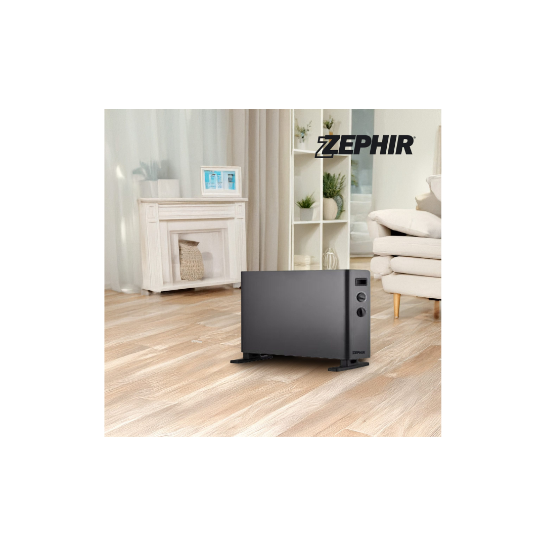 Termoconvettore da pavimento Zephir ZCV2100M-N – 3 intensità 750/1250/2000W