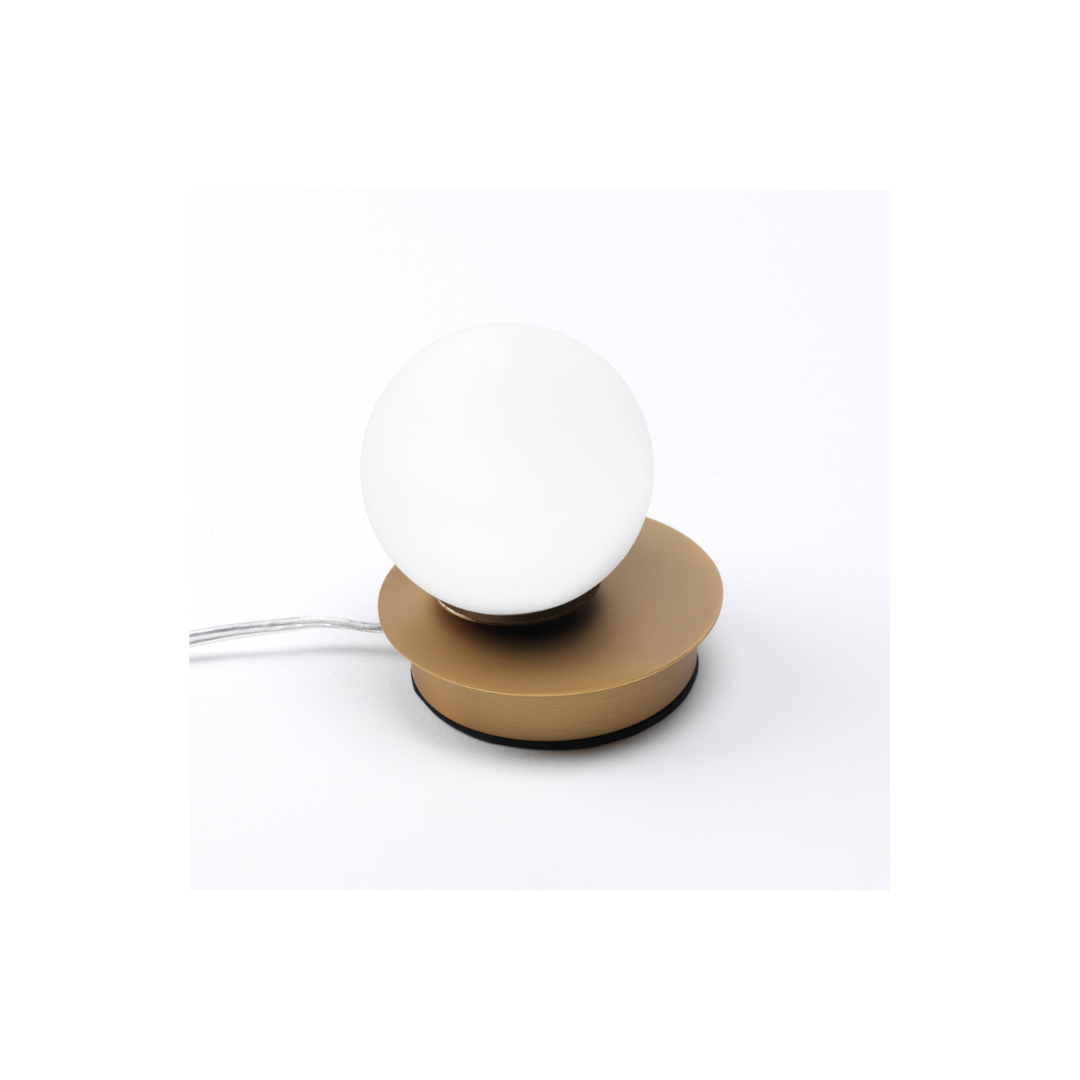 Lampada da Tavolo Pearl 12 Oro Spazzolato 4W 3000K – Vivida SKU 0099.40.OS