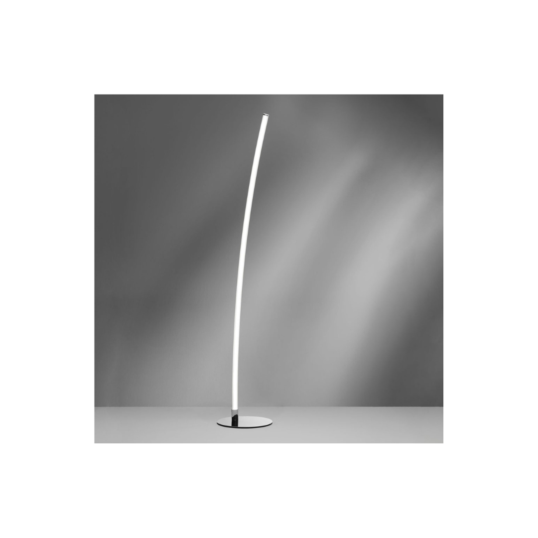 Piantana LED Light Line Bianco e Cromo 20W 3000K Dimmerabile – Vivida SKU 0088.50.CR DIM