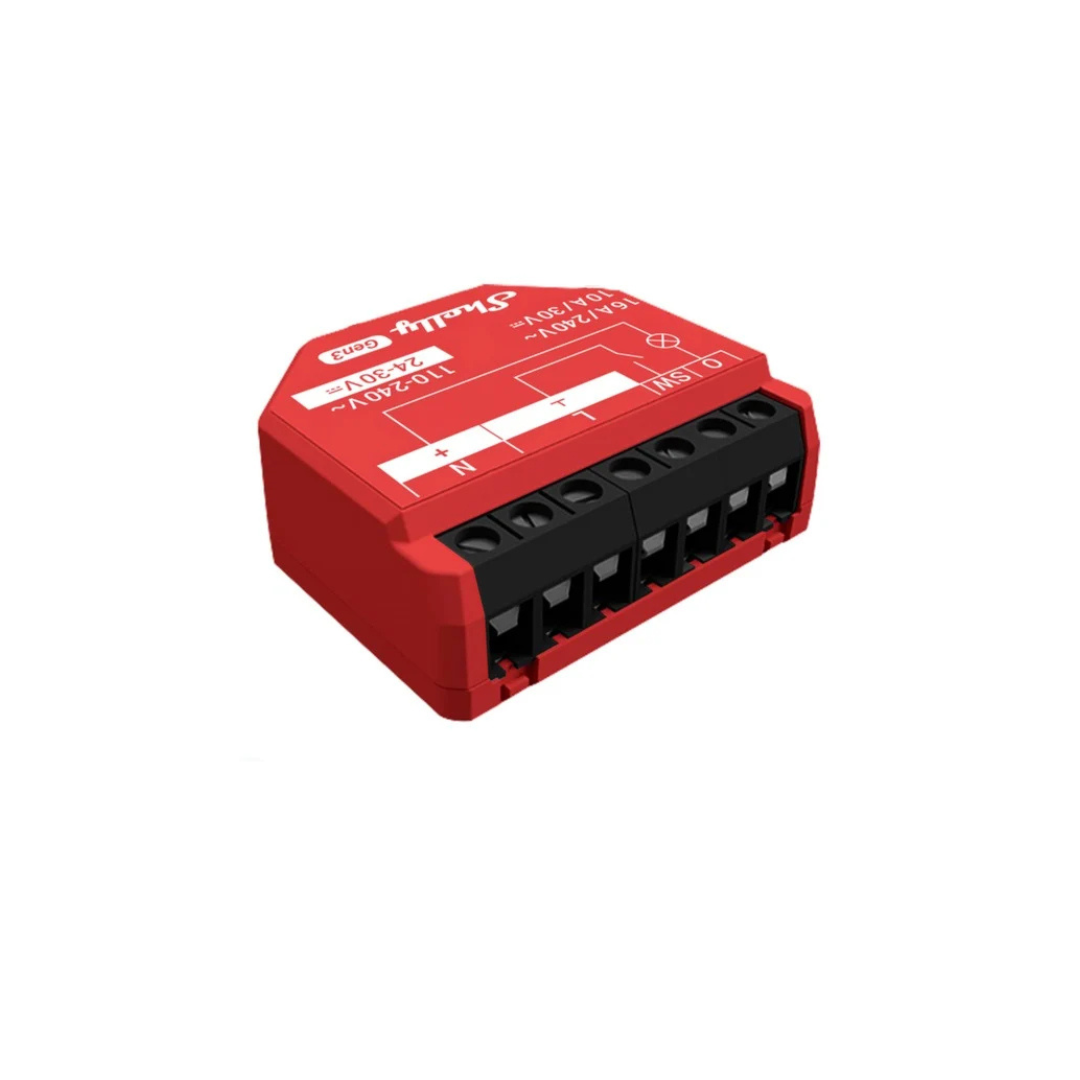 Shelly 1PM Gen 3 – Interruttore Intelligente Wi-Fi con Misurazione Potenza