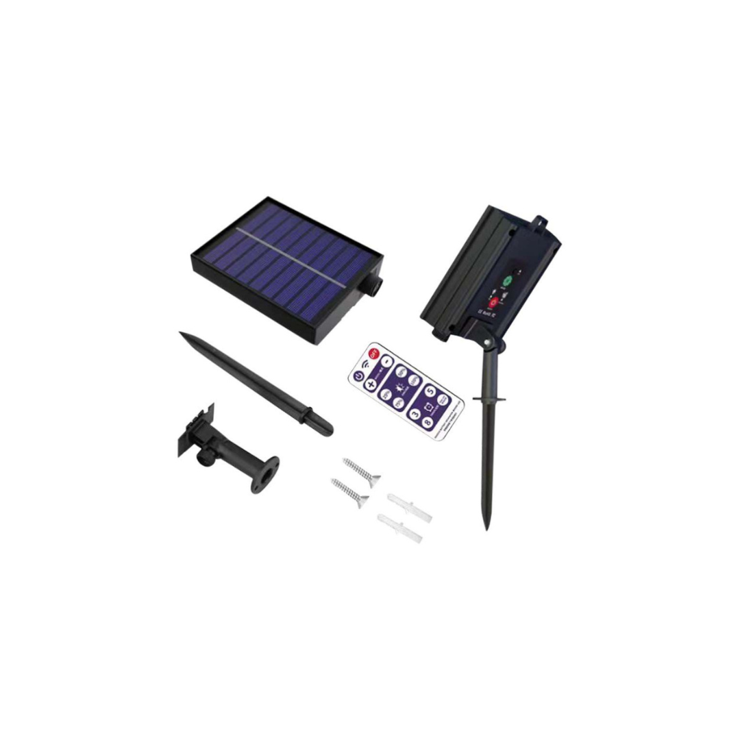 V-TAC VT-70512 Catenaria LED Solare 12m con 10 Lampadine 3000K IP44 Telecomando