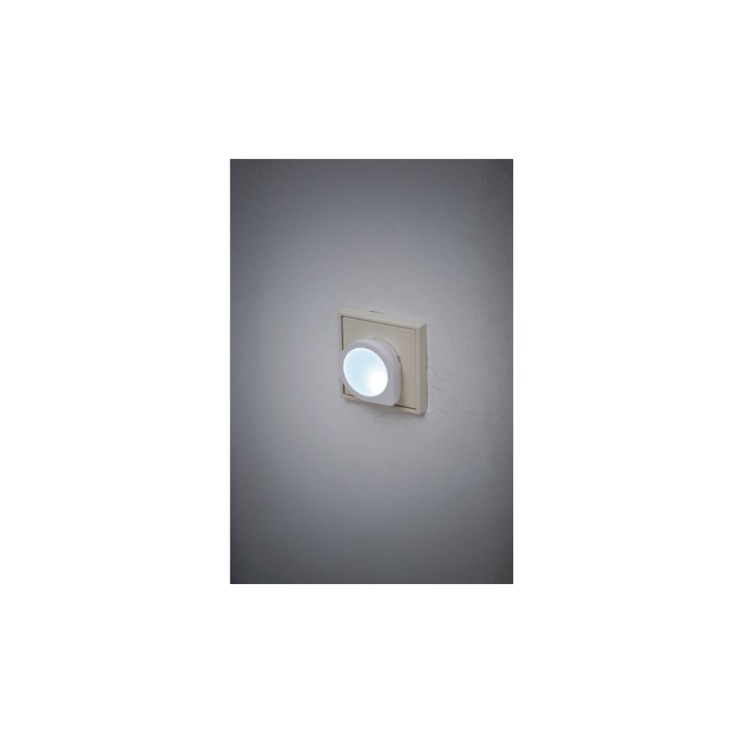 Luce Notturna LED NL 01 QD Bianca con Sensore Crepuscolare – Brennenstuhl