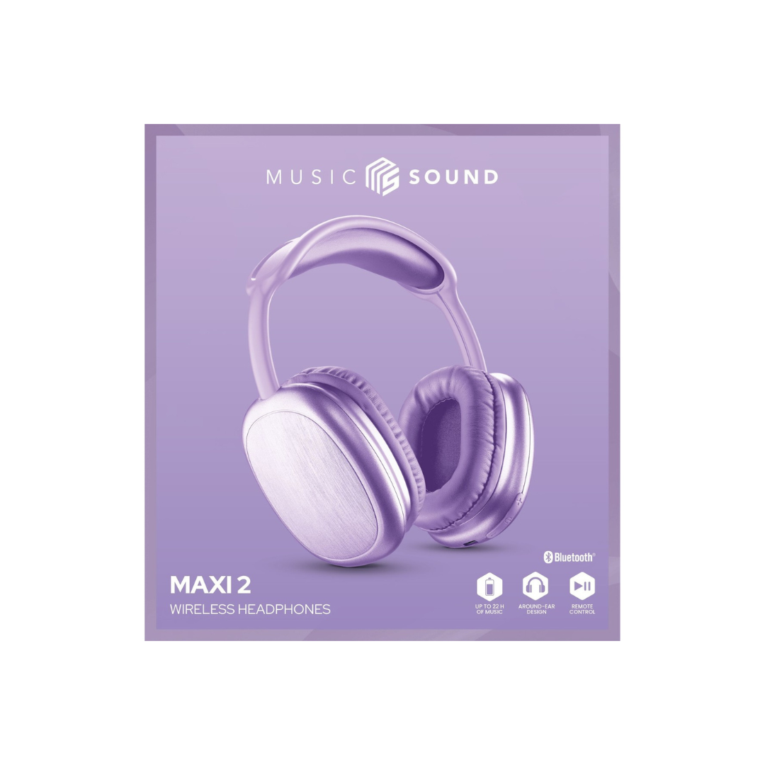 Cuffie Bluetooth Cellularline MS Maxi Viola BTHEADBMSMAXI2RV