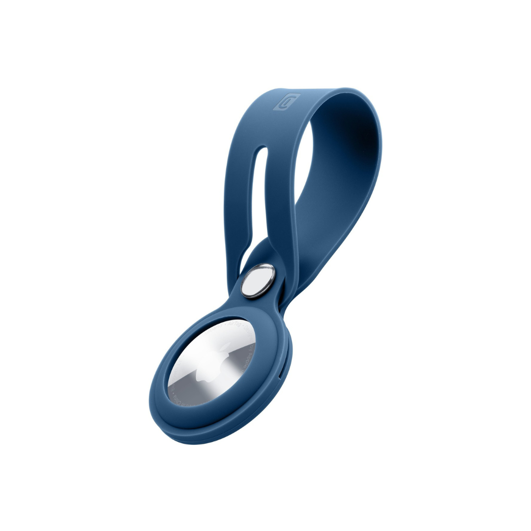 Custodia AirTag in Silicone Blu Cellularline AIRTAGLOOPB