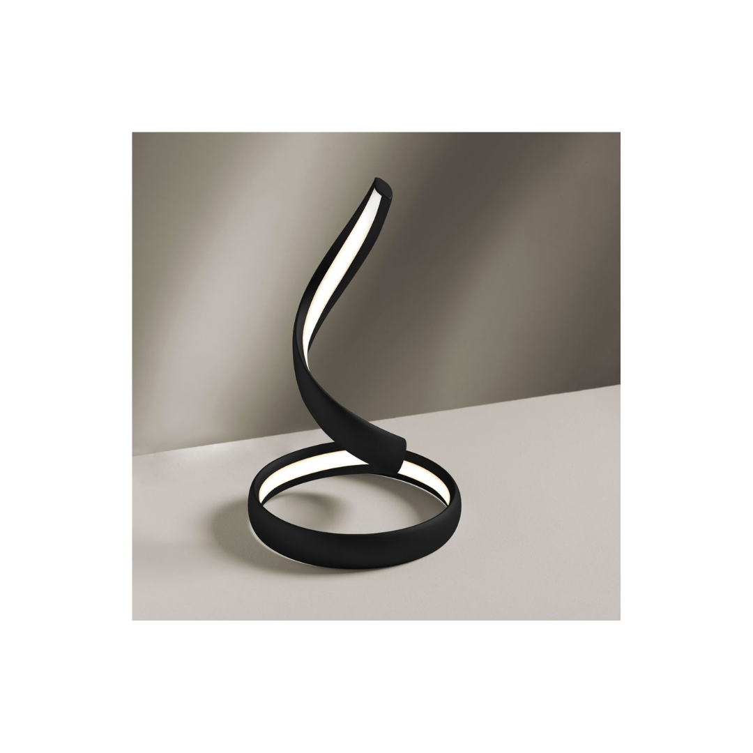 Vivida Flame Lampada da Tavolo Nero 14W LED 3000K-4000K – SKU 0029.40.NE WN