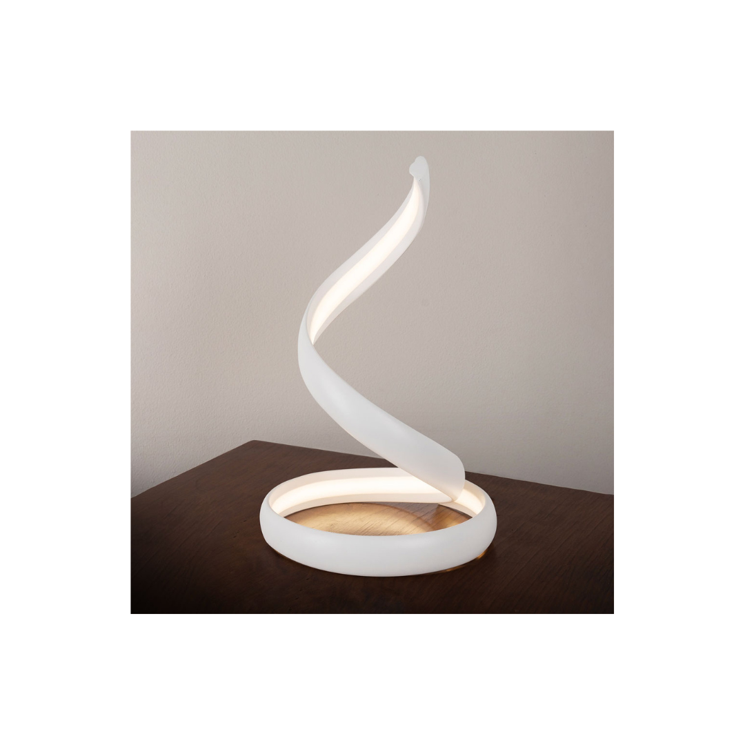 Vivida Flame Lampada da Tavolo Bianco 14W LED 3000K-4000K – SKU 0029.40.BI WN
