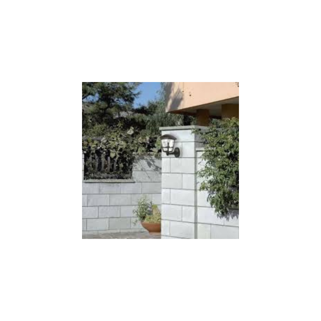 Applique LED Esterno Century LILANDÀ con Sensore PIR 10W 4000K | IP44