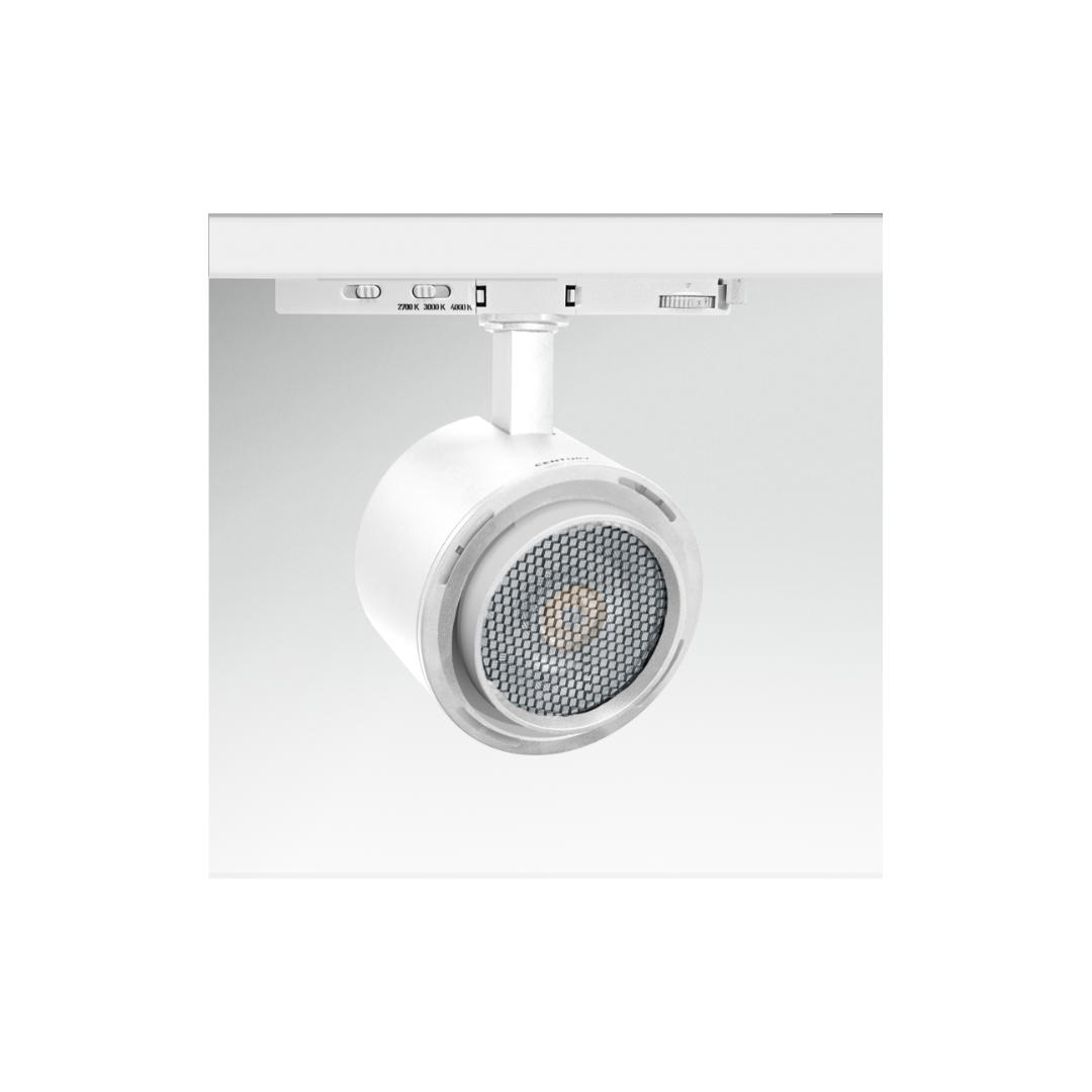 CENTURY Track Light Zoom Plus ZMP-4090BI – Faretto LED Orientabile Professionale