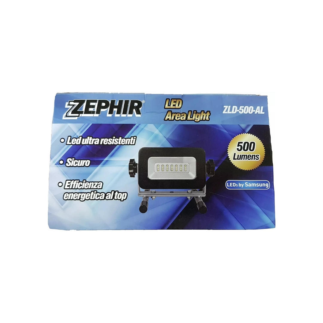 Faretto LED da Lavoro Zephir IP54 500 lm 6,5W – Faro Lampada per Esterno