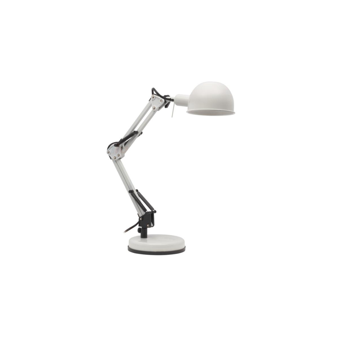 Lampada da Scrivania PIXA Bianca Orientabile Attacco E14 – Kanlux KT-40-W