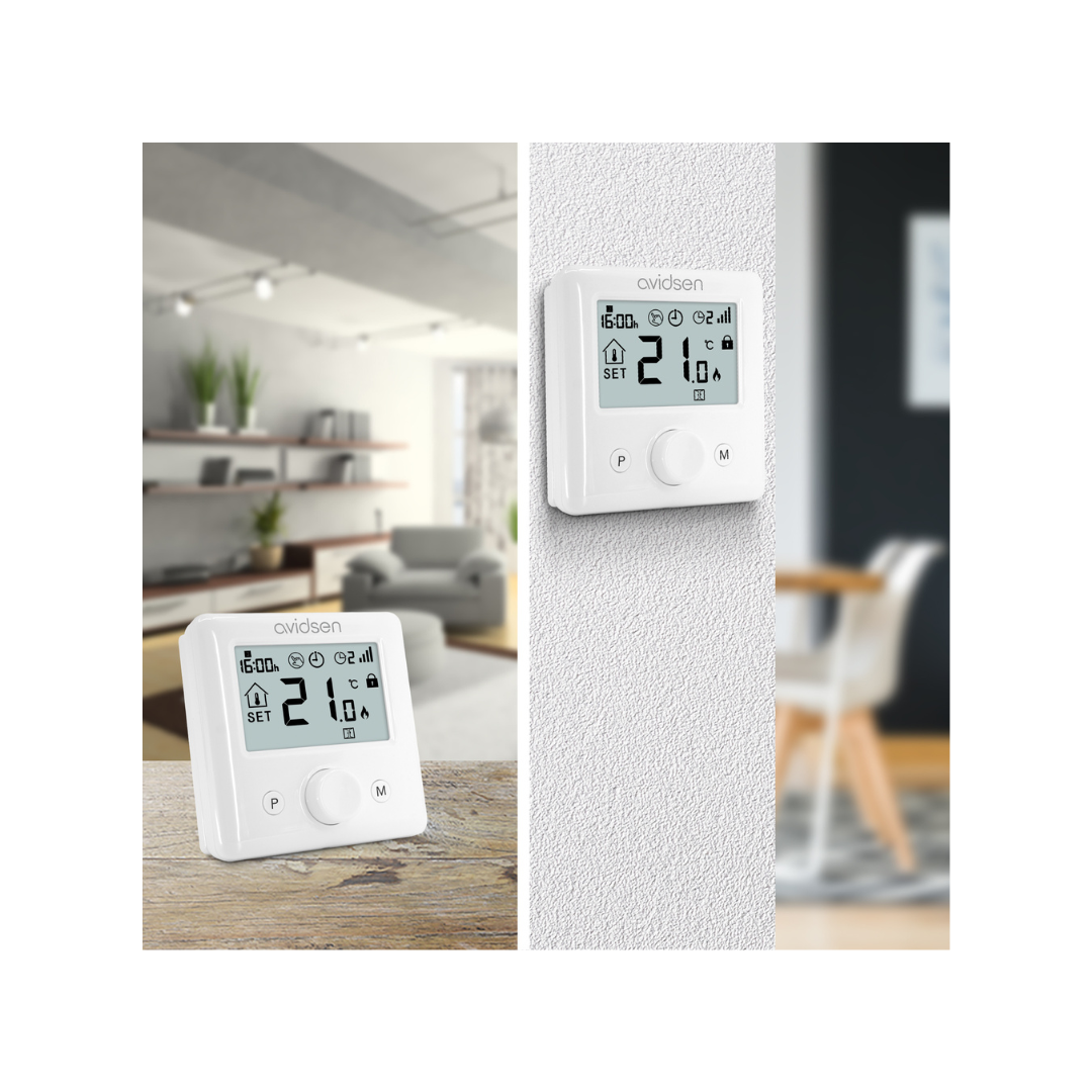 Termostato wireless HomeFlow WL per caldaia - Avidsen - 127047