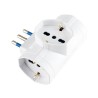 Adattatore ECOVA spina 16A 3 prese universali 10/16A 30198