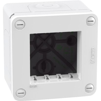 Scatola Bticino Matixgo – IP40 2 Moduli Bianca 28402W