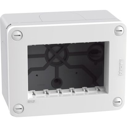 Scatola Bticino MatixGO IP40 3 Moduli – Bianco 28403W