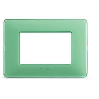 Placca  Bticino Matix 3 moduli colore te verde AM44803CVC