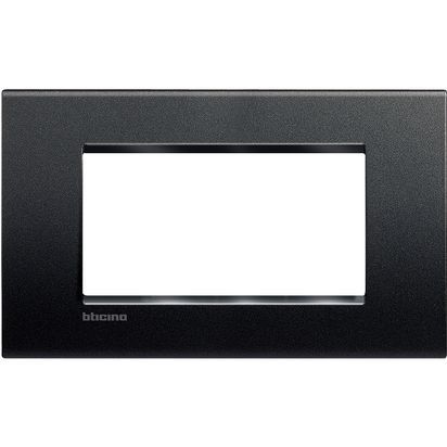 Placca Bticino Livinglight 4 Moduli – Antracite LNA4804AR