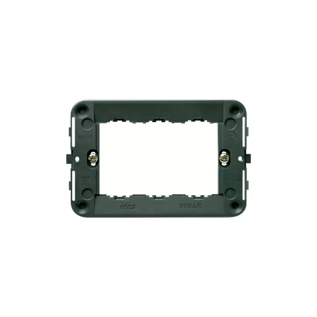 Idea 16713 – Supporto 3 Moduli con Viti