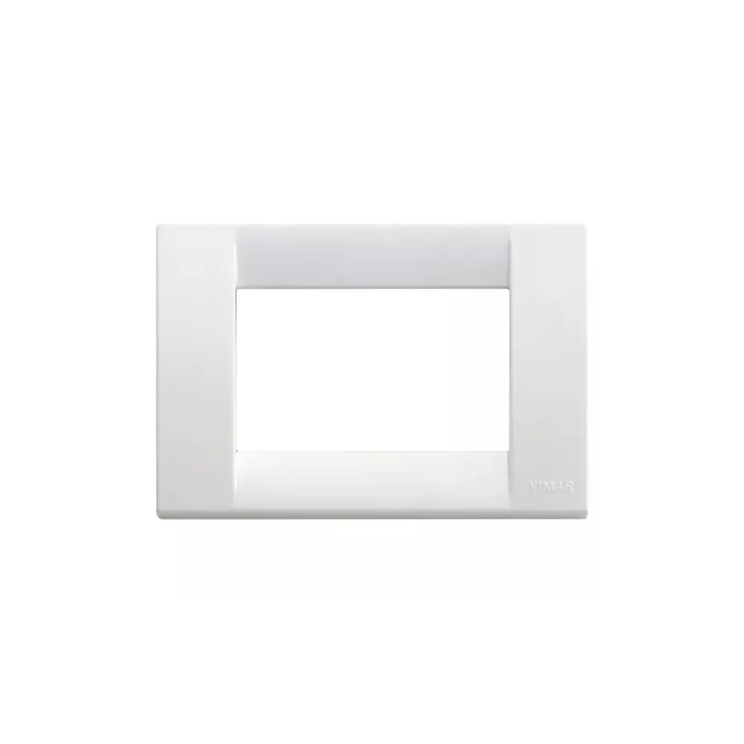 Idea 16743.01 – Placca Classica 3 Moduli Bianco Brillante